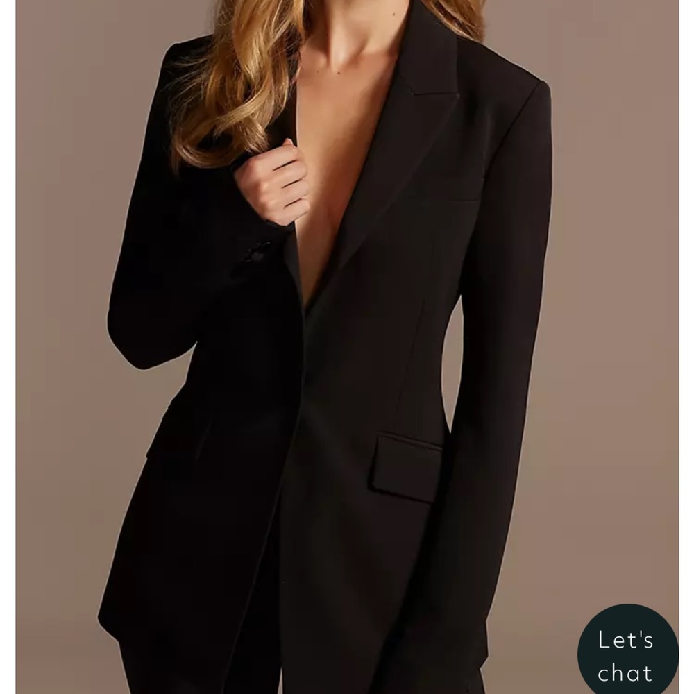 David’s Bridal Single Button Relaxed Fit Suit Jacket Size 6 NWT - Picture 3 of 13